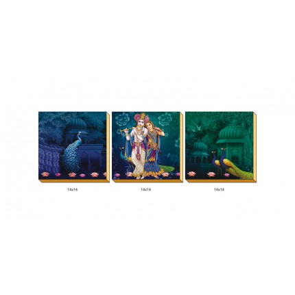 Wooden 3 Pis Set(14x14)  (T-1406)